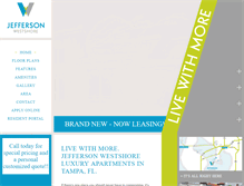 Tablet Screenshot of jeffersonwestshore.com